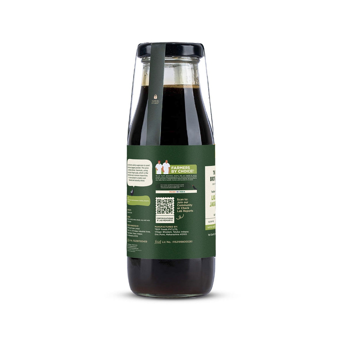 Two Brothers Organic Farms Liquid Sugarcane Jaggery ( Kaakvi)