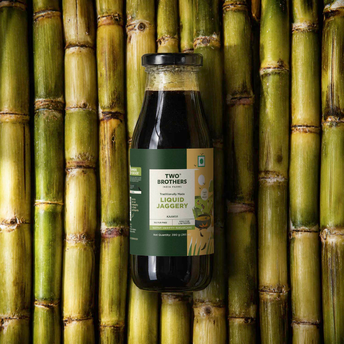 Two Brothers Organic Farms Liquid Sugarcane Jaggery ( Kaakvi)