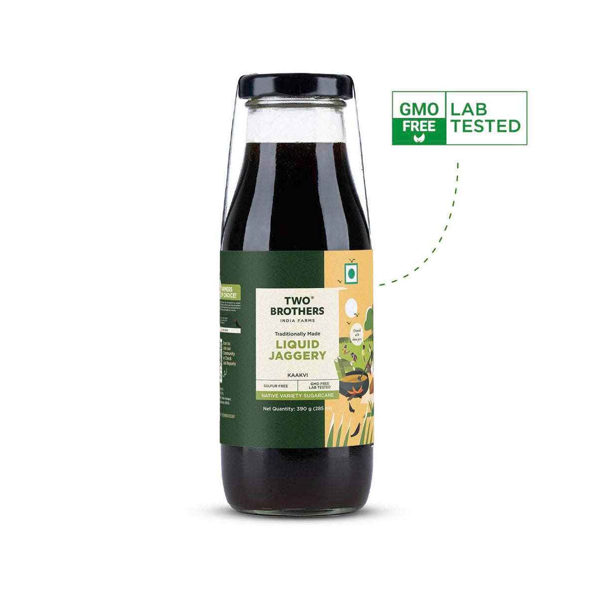 Two Brothers Organic Farms Liquid Sugarcane Jaggery ( Kaakvi)