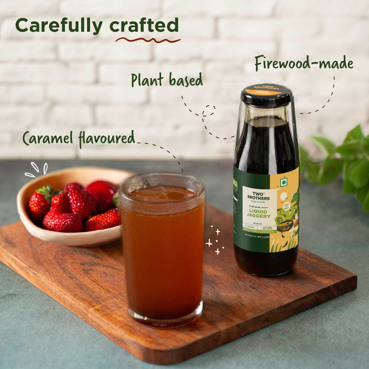 Two Brothers Organic Farms Liquid Sugarcane Jaggery ( Kaakvi)
