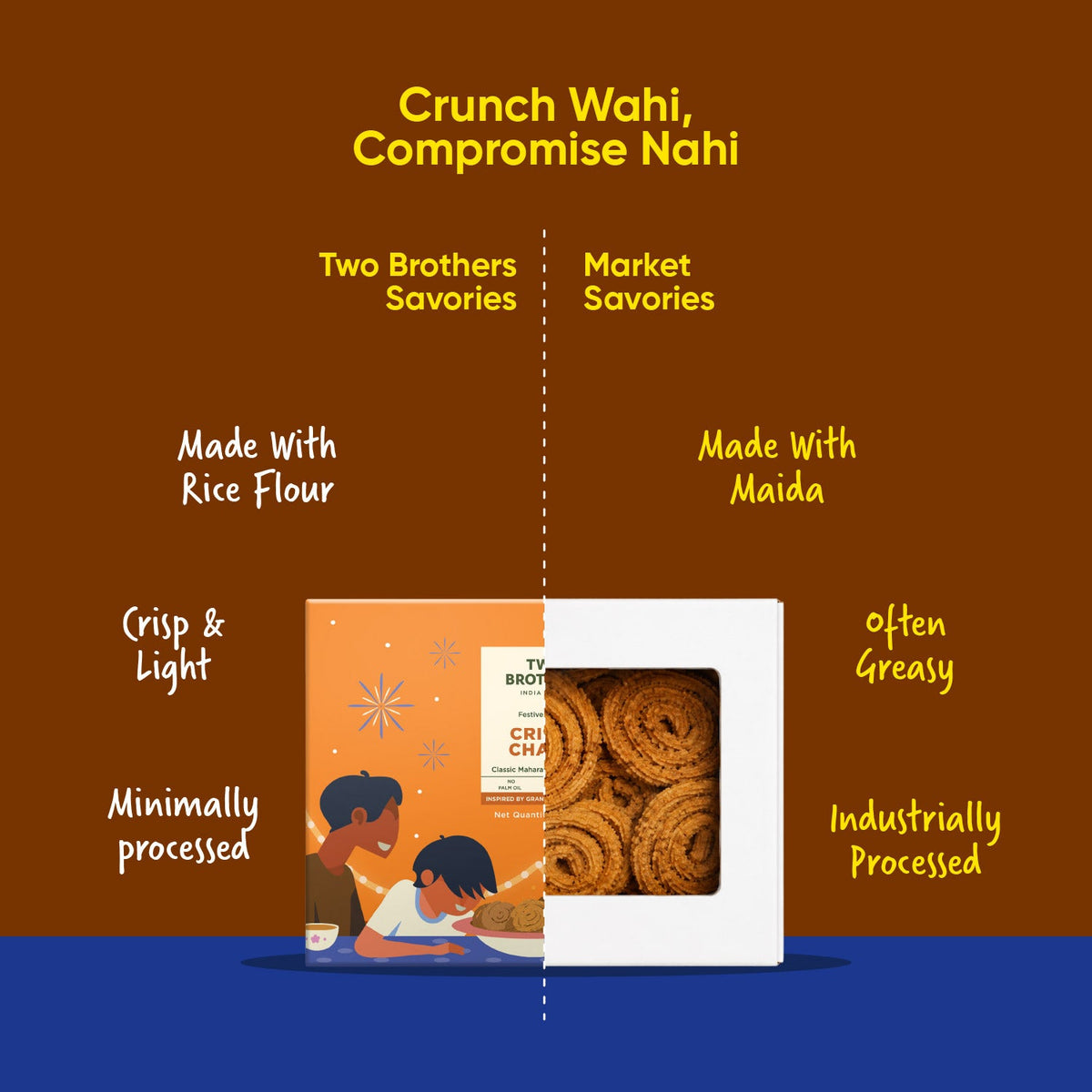 Two Brothers Organic Farms Crispy Chakli