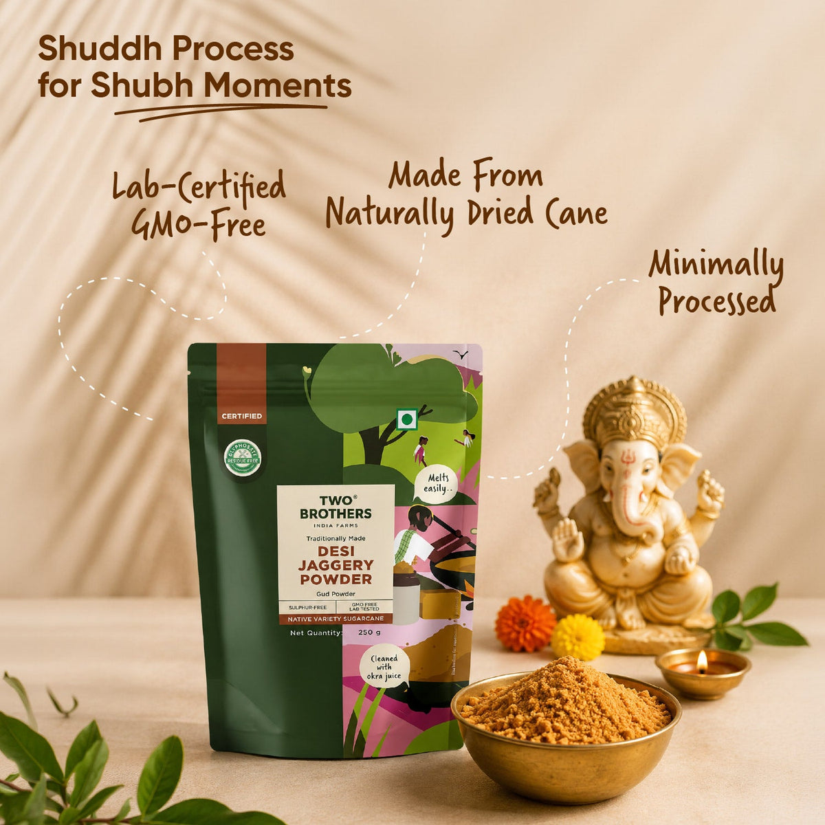 Two Brothers Organic Farms Jaggery Powder