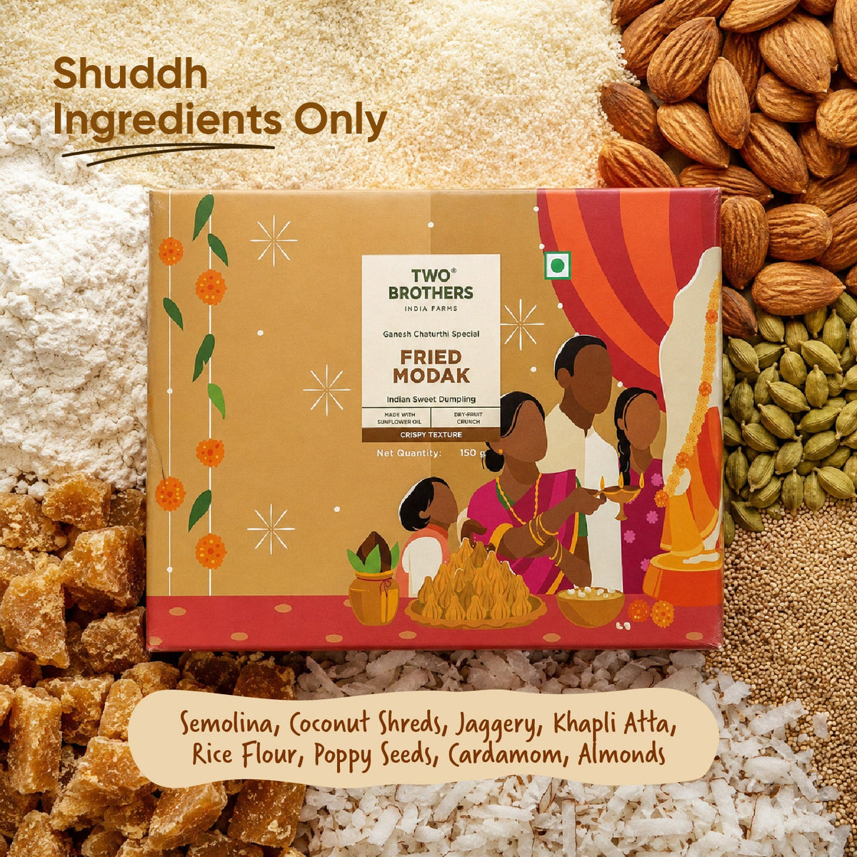 Two Brothers Organic Farms Get Bappa’s Favourite - Fried Modak