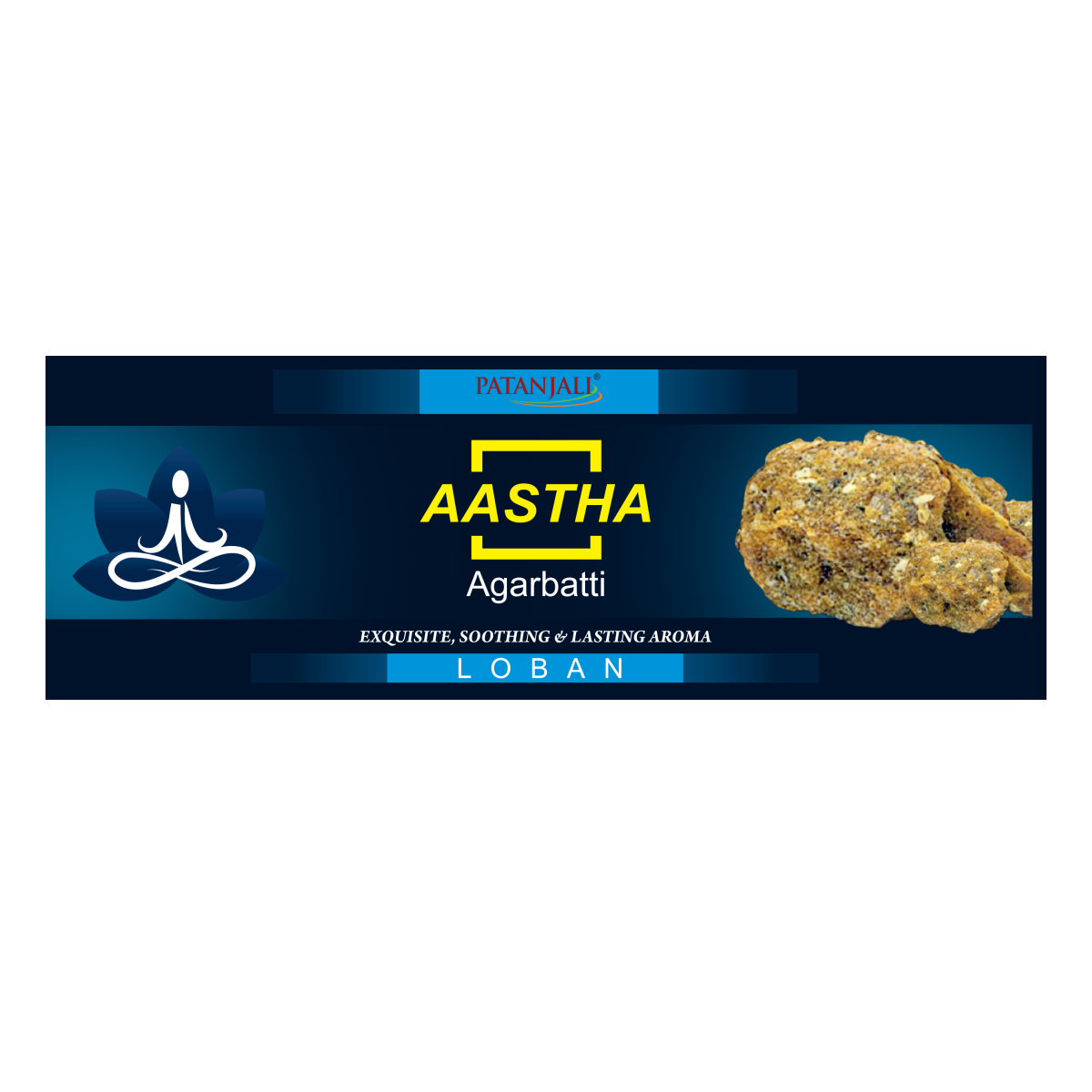 Patanjali Aastha Agarbatti Loban - 18 Stick