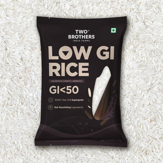 Two Brothers Organic Farms Low GI Rice | Kalanamak Variety