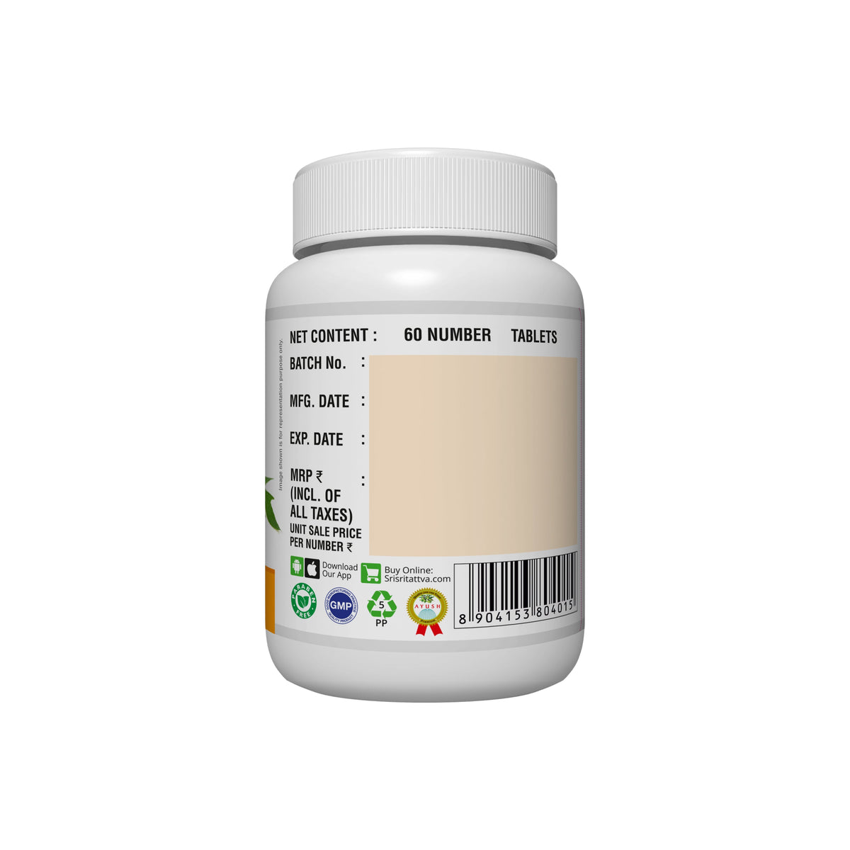 Sri Sri Tattva Madhukarkati, 60 Tabs | 600 mg