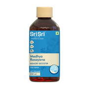 Sri Sri Tattva Medhya Rasayana Syrup - For Better Mental Health & Strength | Helps With Vertigo & Insomnia | 200 ml