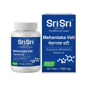 Sri Sri Tattva Mehantaka Vati | Supports Metabolic Balance | 60 Tabs, 1000 mg