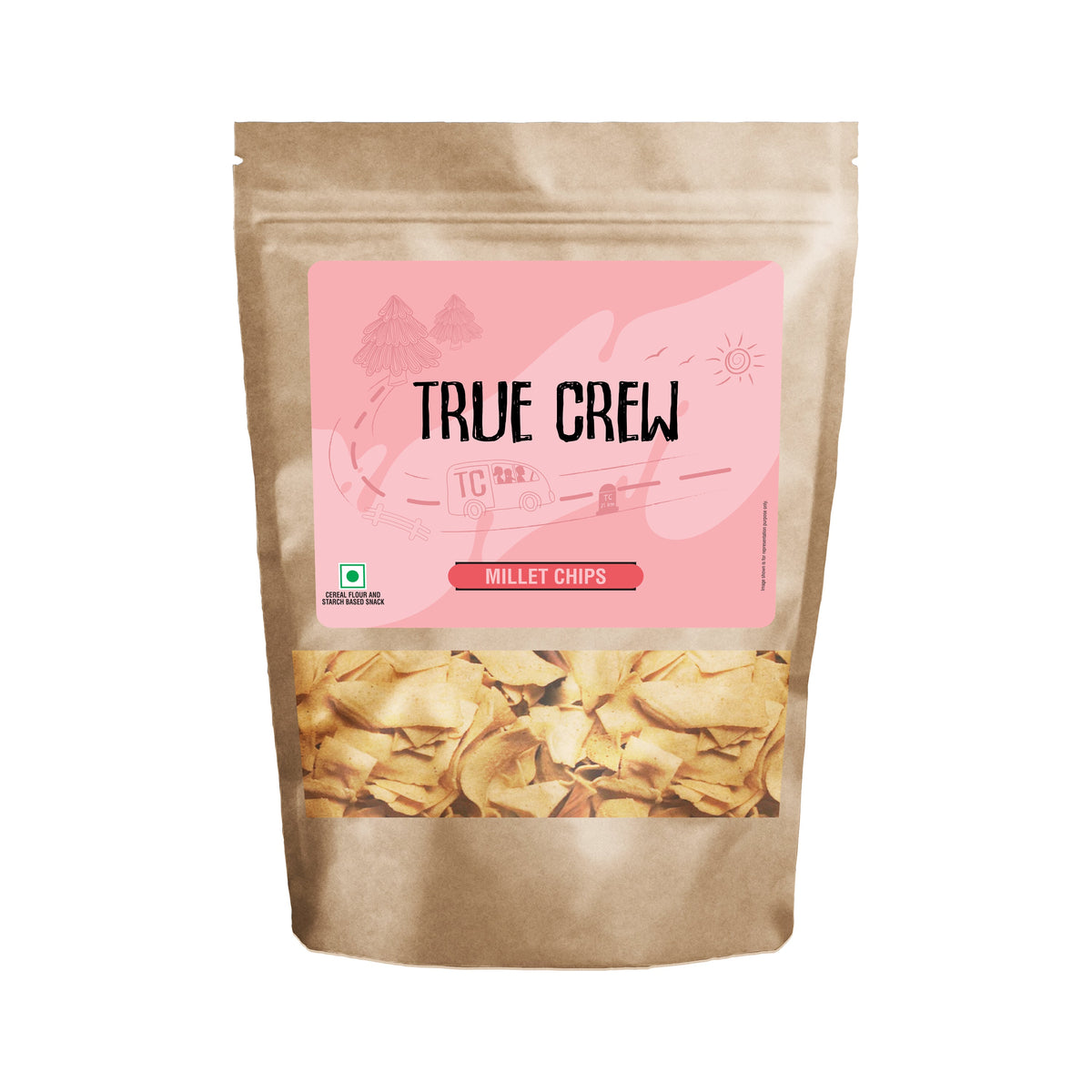 Sri Sri Tattva TRUE CREW - Millet Chips, 125 g