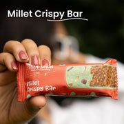 Sri Sri Tattva TRUE CREW - Millet Crispy Bar, 25 g Each (Pack of 10)