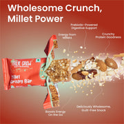 Sri Sri Tattva TRUE CREW - Millet Crispy Bar, 25 g Each (Pack of 10)
