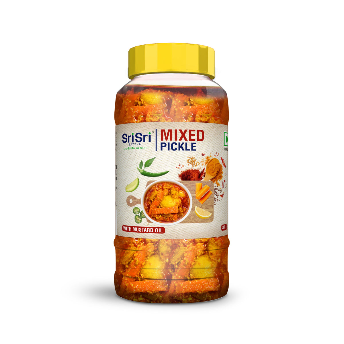 Sri Sri Tattva Mixed Pickle, 500 g
