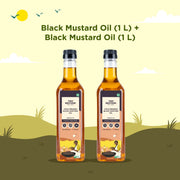 Two Brothers Organic Farms Black Mustard Oil I Cold-Pressed