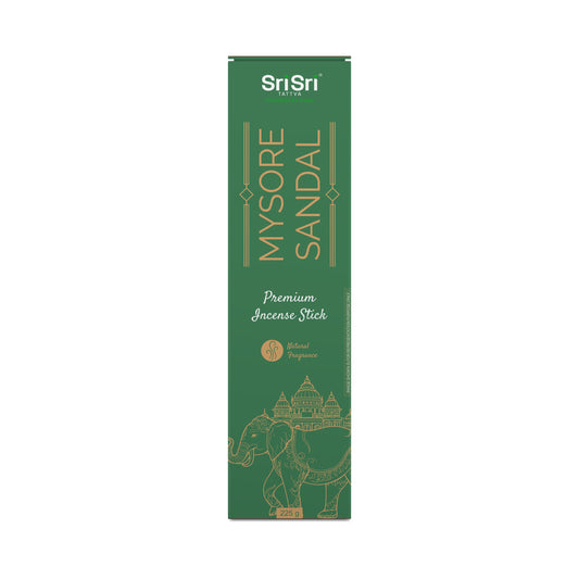 Sri Sri Tattva Premium Mysore Sandal Incense Stick For Pooja | Agarbatti Sticks | 225 g