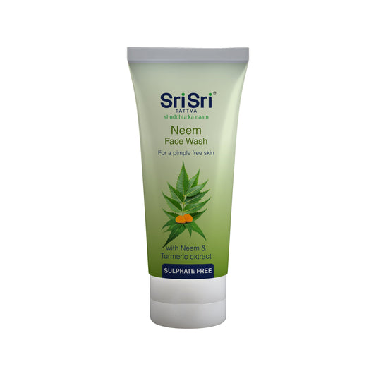 Sri Sri Tattva Neem Face Wash - For Clear & Fresh Skin, 60 ml