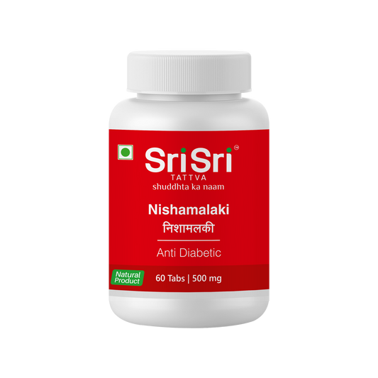 Sri Sri Tattva Nishamalaki - Anti-Diabetic, 60Tabs | 500 mg