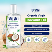 Sri Sri Tattva Organic Virgin Coconut Oil - Cold Pressed | Unrefined | 100 ml