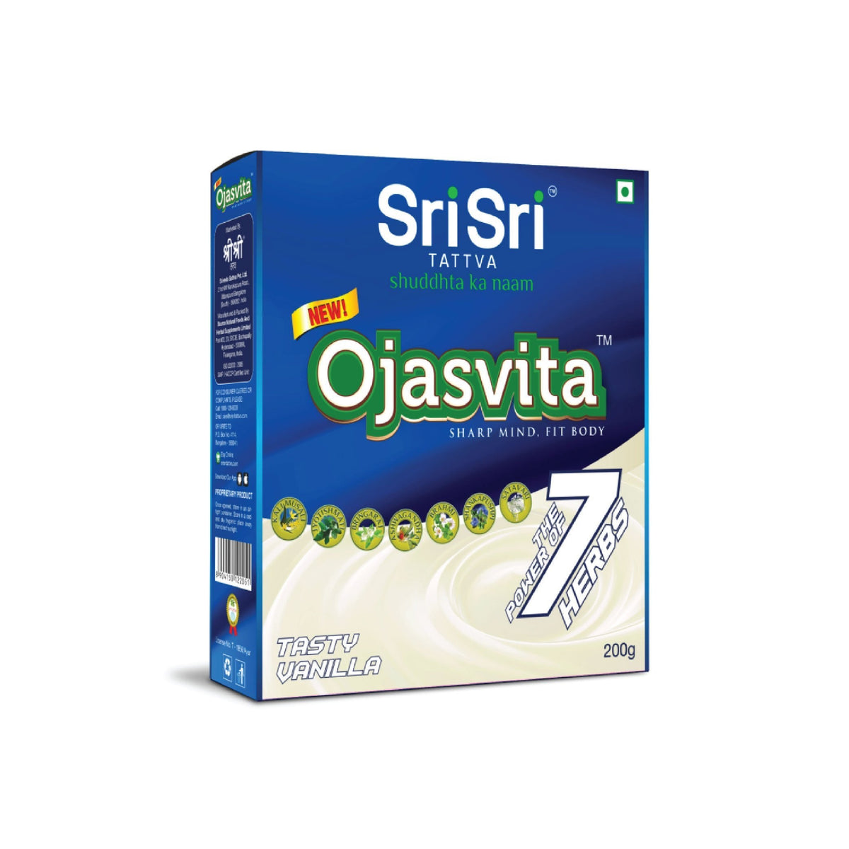 Sri Sri Tattva Vanilla Ojasvita - Sharp Mind & Fit Body, 200 g