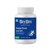 Sri Sri Tattva Oorja Forte | A Wonderful Blend Of Rejuvenating Ayurvedic Herbs To Improve Stamina & Relieve Fatigue | 60 Tabs, 500 mg