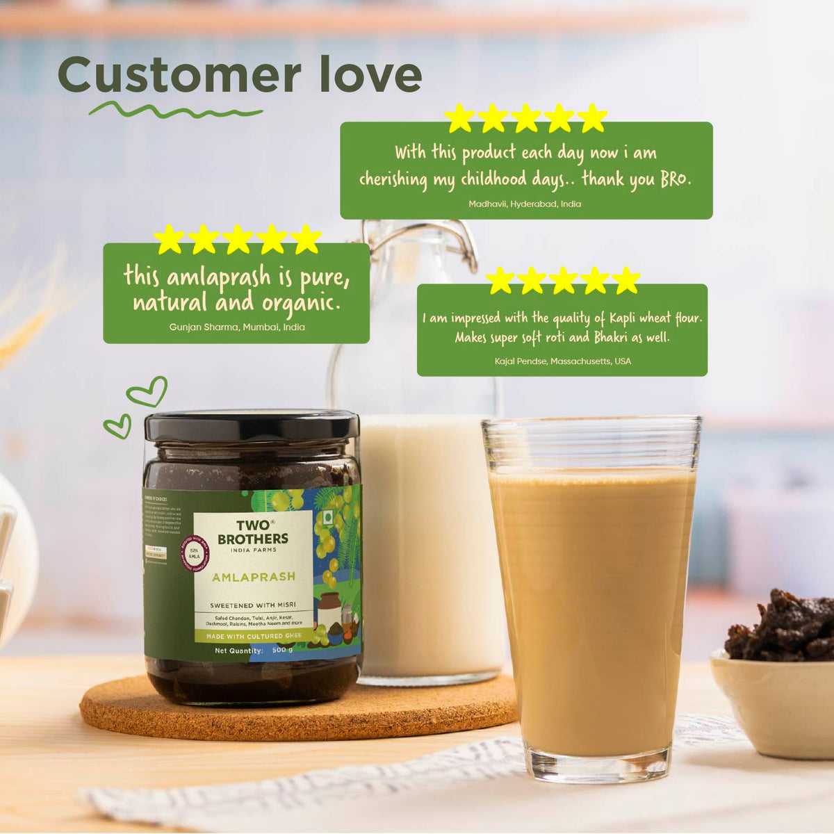 Two Brothers Organic Farms Amlaprash (Limited Edition Chyawanprash) (1kg)