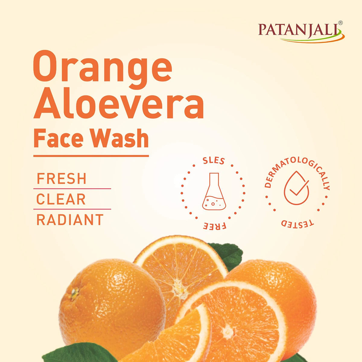 Patanjali Orange Aloevera Face Wash