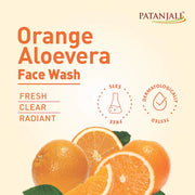 Patanjali Orange Aloevera Face Wash
