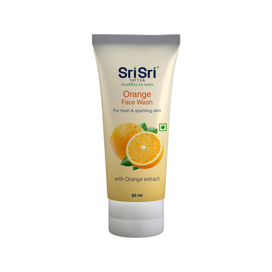 Sri Sri Tattva Orange Face Wash - Feel of Freshness, 60 ml