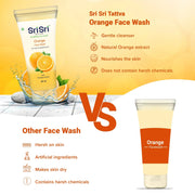 Sri Sri Tattva Orange Face Wash - Feel of Freshness, 60 ml