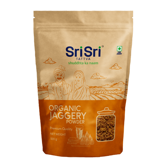 Sri Sri Tattva Organic Jaggery, 500 g (Powdered Form)