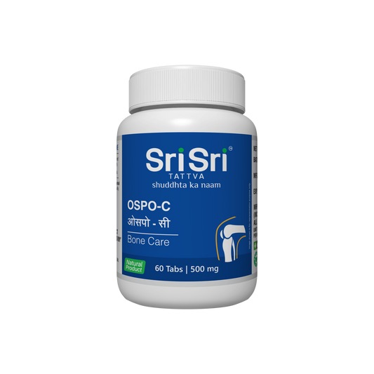 Sri Sri Tattva OSPO-C - Bone Care | Supports Bone Health | 60 Tabs, 500 mg