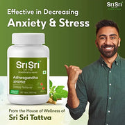 Sri Sri Tattva Ashwagandha - Stress Relief | Balances Nervous System | Promotes Quality Sleep | Restores Energy & Strength | 60 Tabs, 500 mg