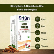 Sri Sri Tattva Anu Taila - Nasal Drop, 10 ml