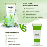 Sri Sri Tattva Kumari Face Wash - For Rejuvenated & Fresh Skin, 60 ml
