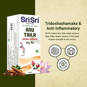 Sri Sri Tattva Anu Taila - Nasal Drop, 10 ml