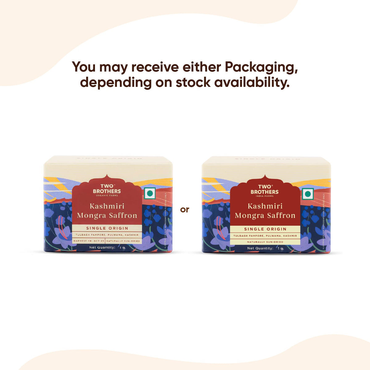 Two Brothers Organic Farms Single Origin Kashmiri Mongra Saffron