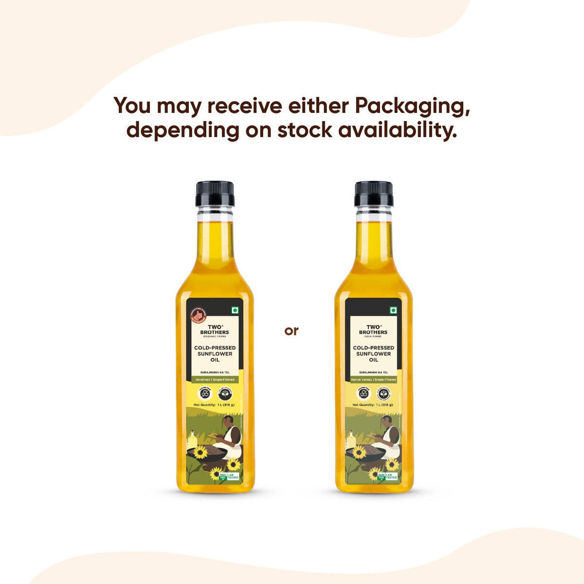Two Brothers Organic Farms Sunflower Oil I Cold-Pressed