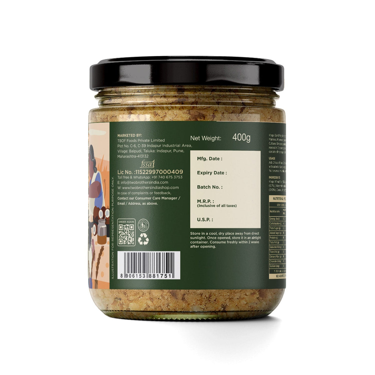 Two Brothers Organic Farms Panjiri Mix