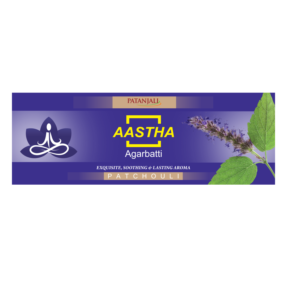 Patanjali Aastha Agarbatti Patchouli - 18 Stick