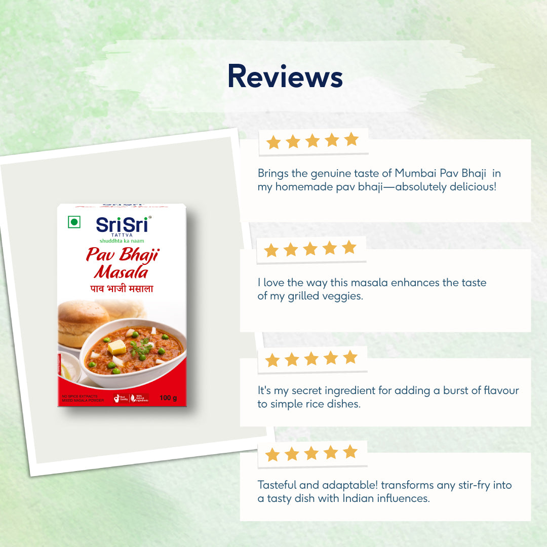 Sri Sri Tattva Pav Bhaji Masala, 100 g