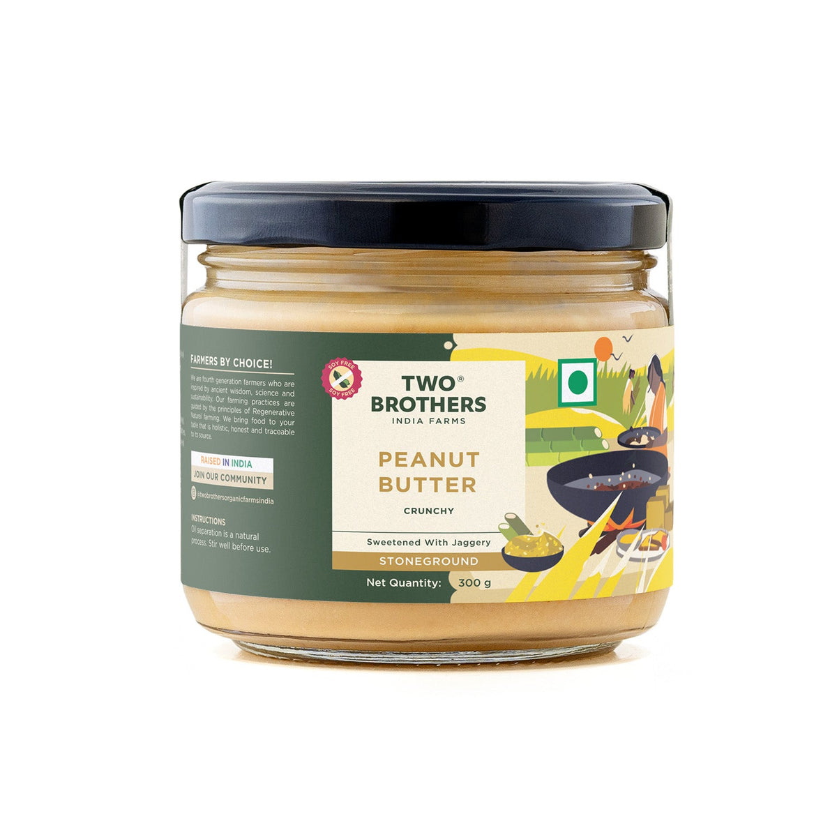 Two Brothers Organic Farms Crunchy Peanut Butter