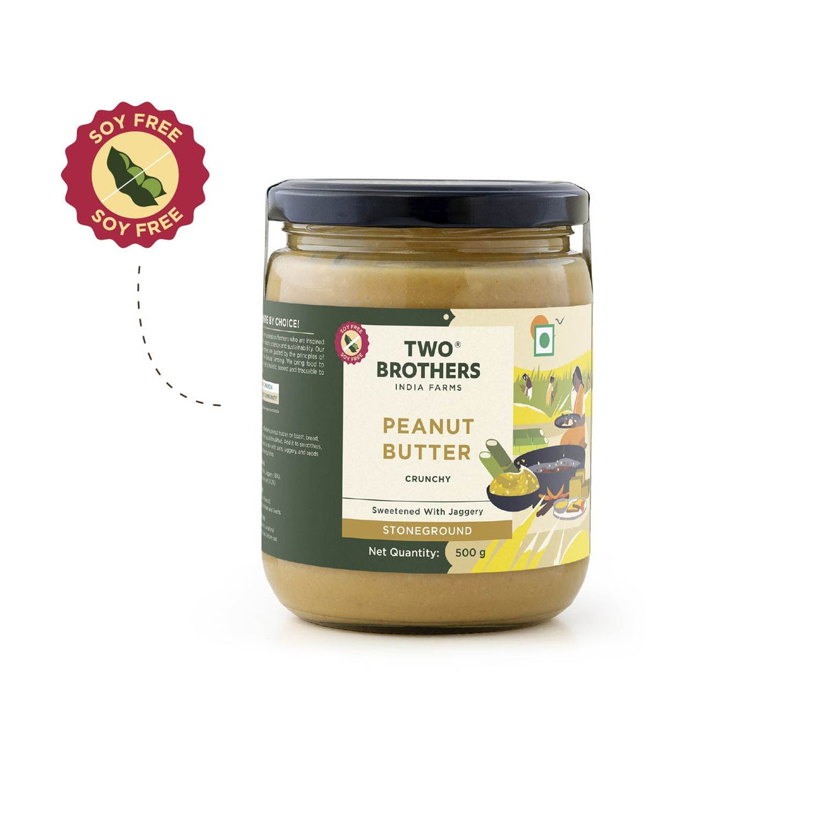 Two Brothers Organic Farms Crunchy Peanut Butter