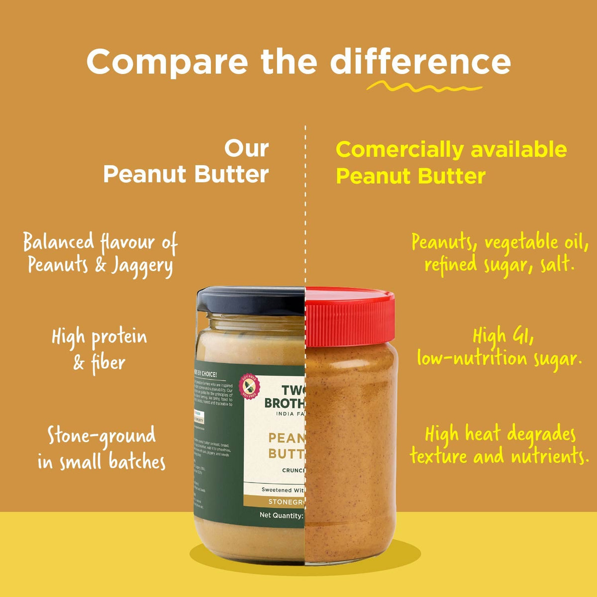 Two Brothers Organic Farms Crunchy Peanut Butter