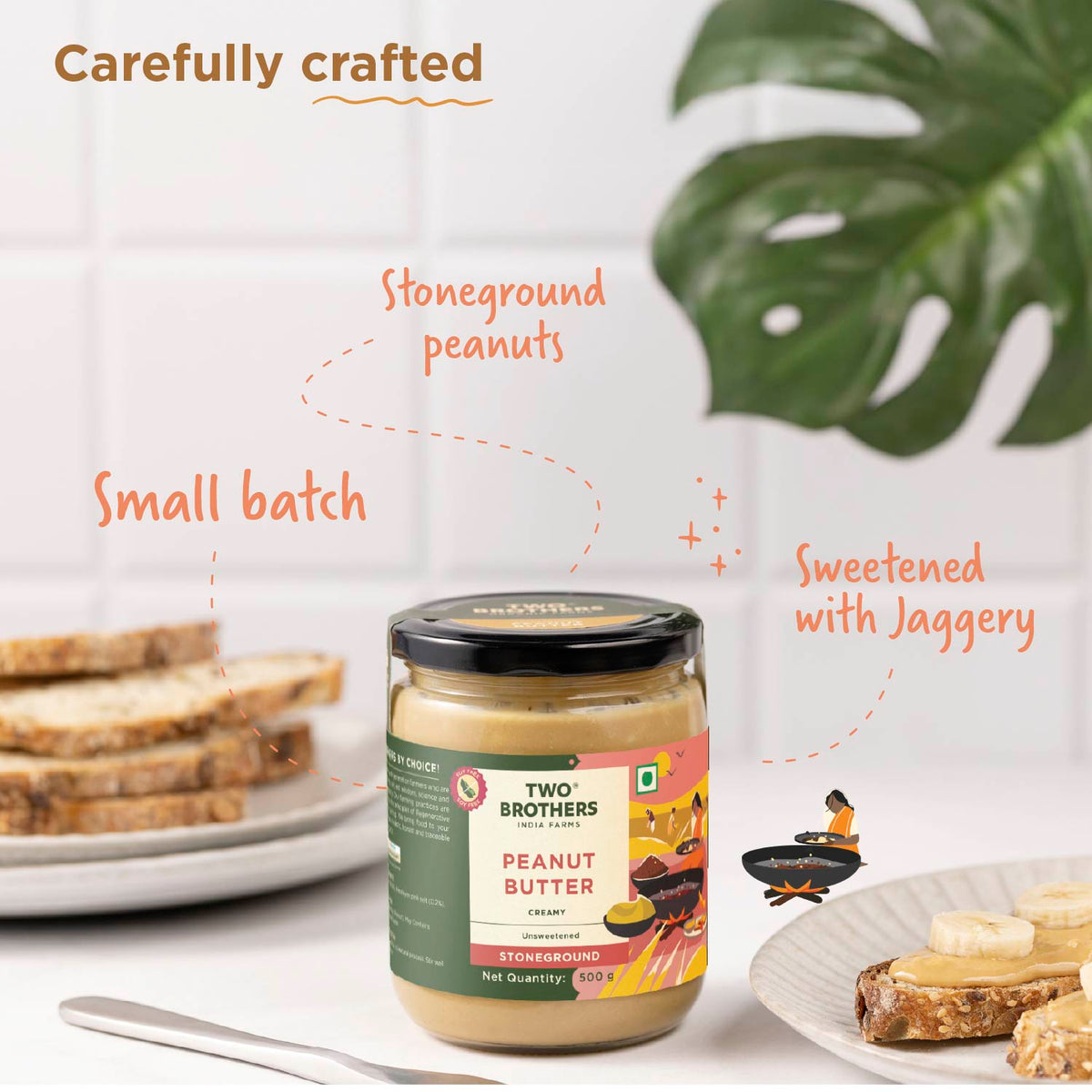 Two Brothers Organic Farms Creamy Peanut Butter