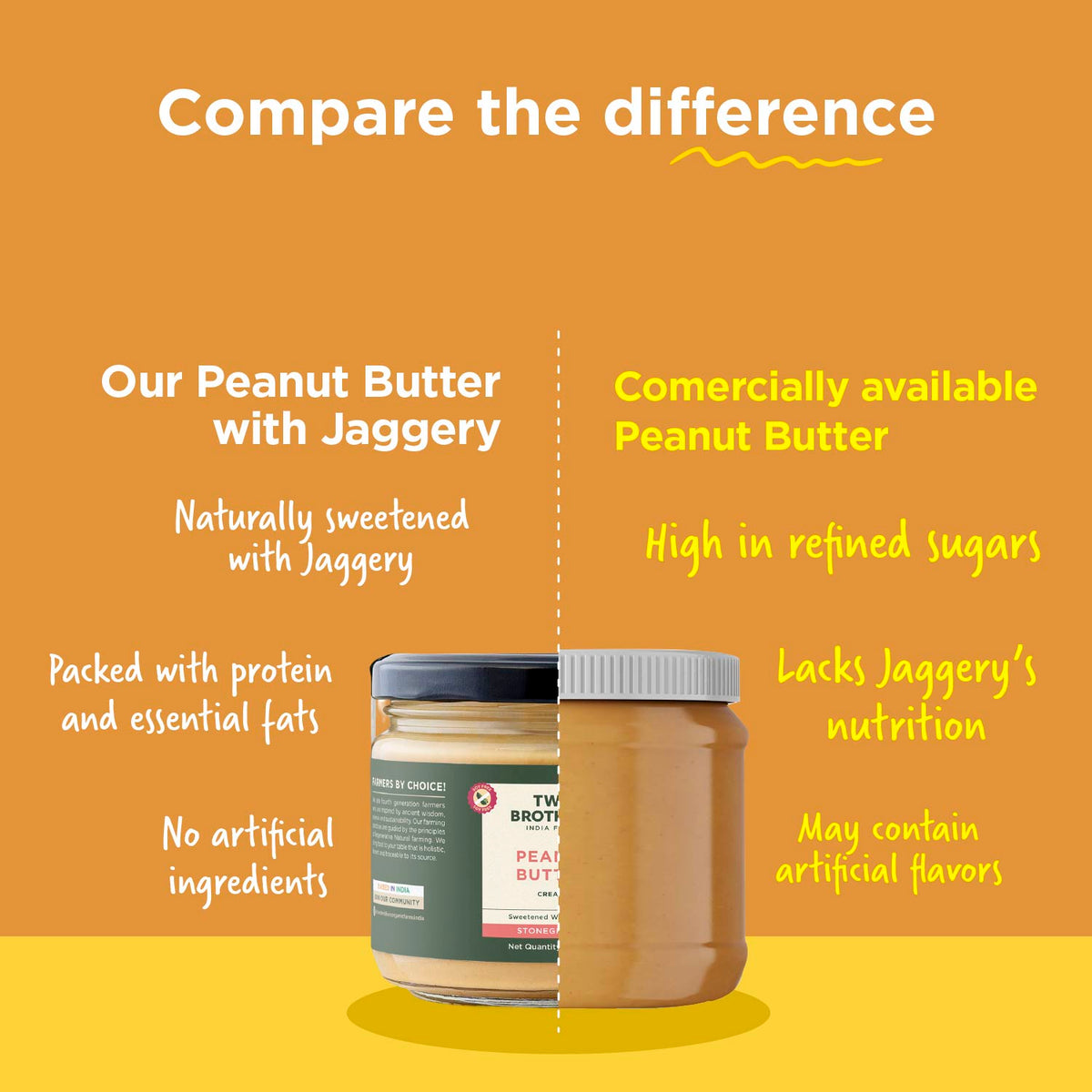 Two Brothers Organic Farms Creamy Peanut Butter