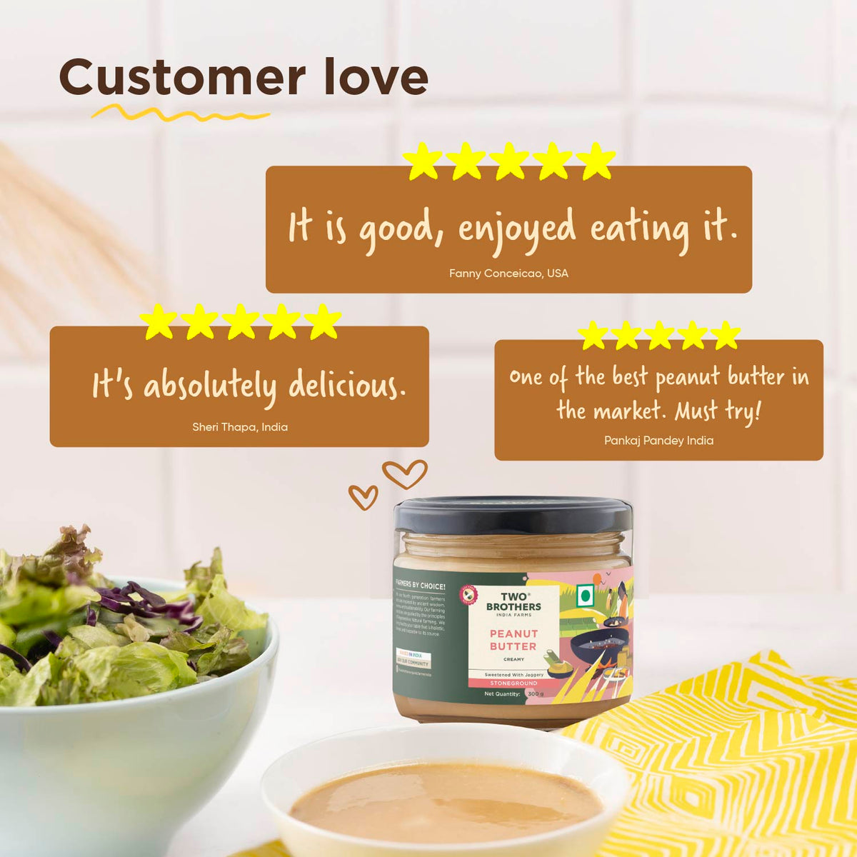Two Brothers Organic Farms Creamy Peanut Butter