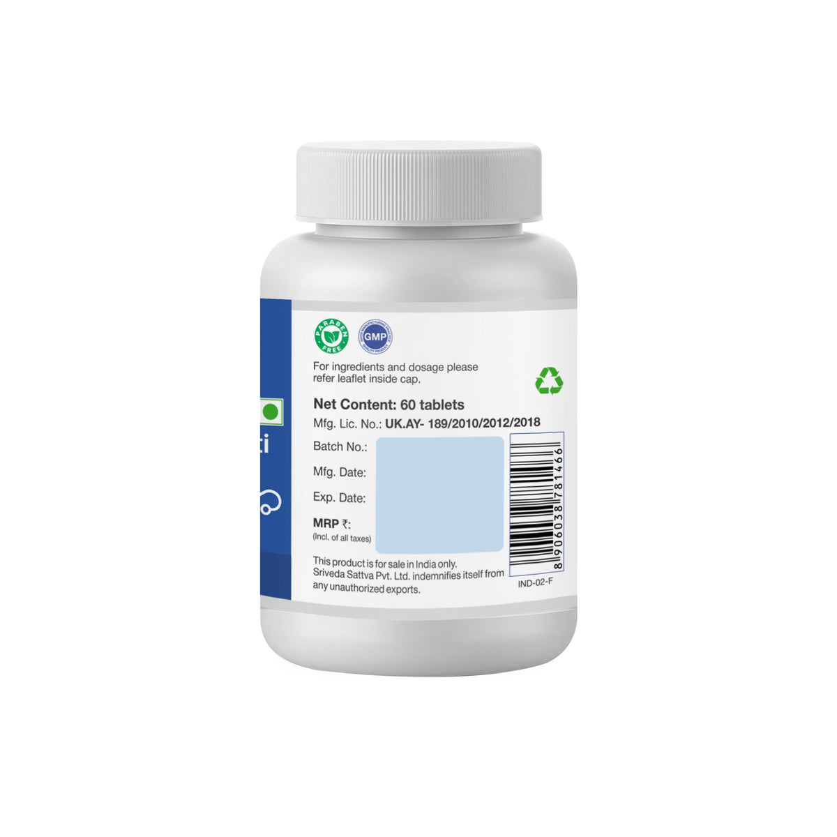 Sri Sri Tattva Pradarashamaka Vati - Gynce Care, 60 Tabs | 500 mg
