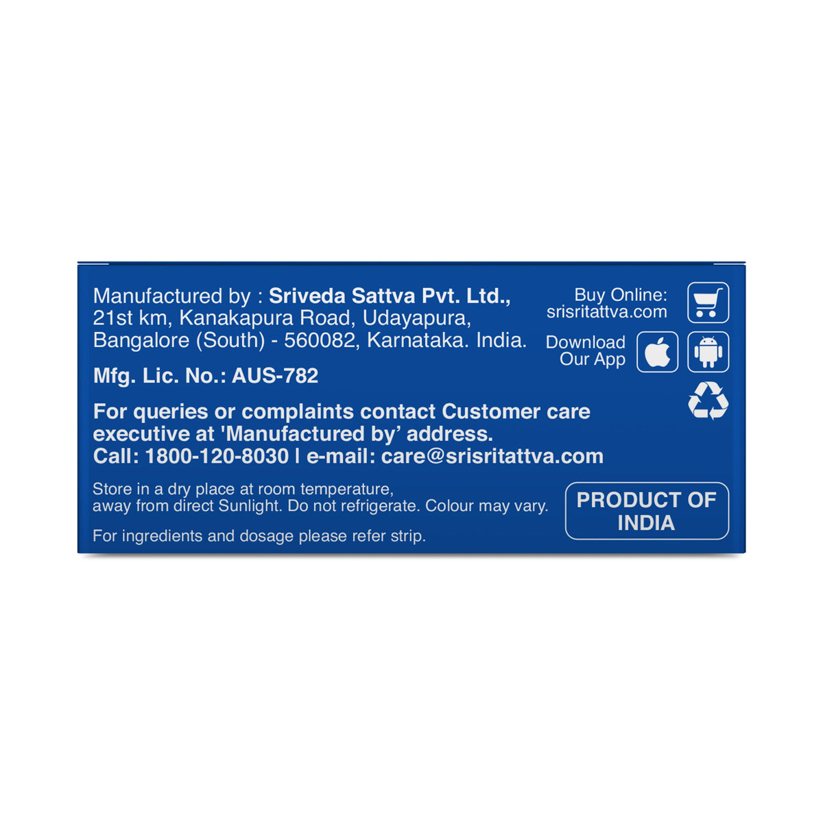 Sri Sri Tattva Pratishyayahara Vati - Respiratory Wellness | 500 mg