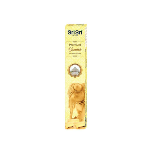 Sri Sri Tattva Premium Sandal Incense Sticks For Pooja | 13 Agarbatti Sticks | Fragrances – Natural Sandal | 20 g