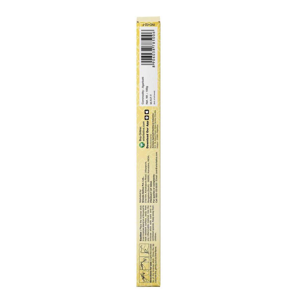 Sri Sri Tattva Premium Champa Incense Sticks For Pooja | 13 Agarbatti Sticks | Fragrances – Natural Champa | 20 g