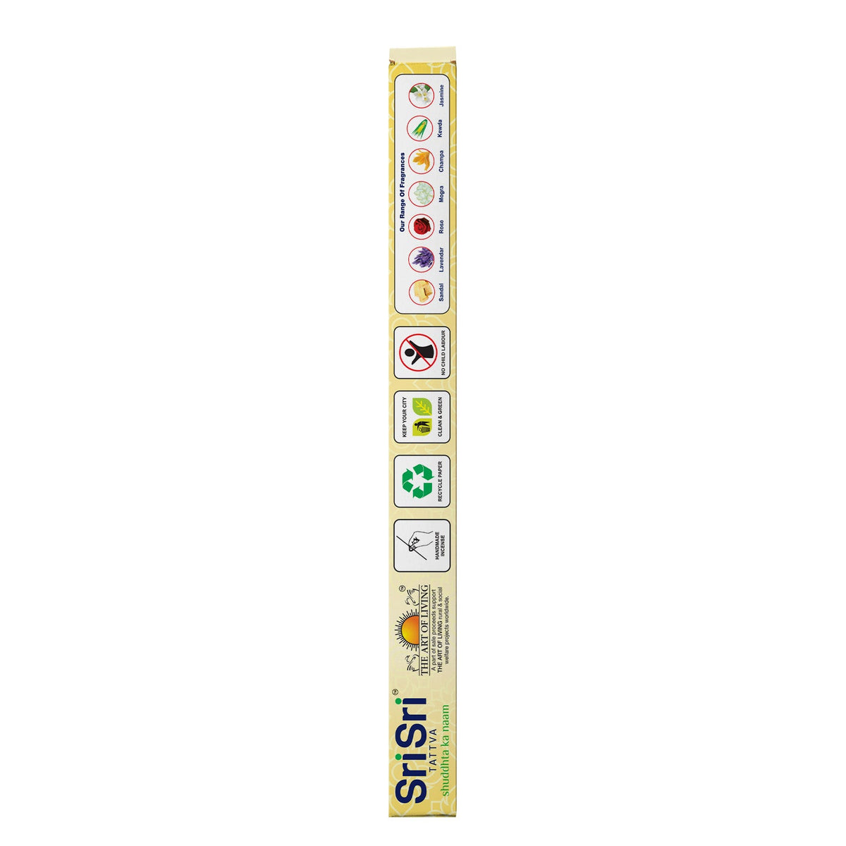 Sri Sri Tattva Premium Champa Incense Sticks For Pooja | 55 Agarbatti Sticks | Fragrances – Natural Champa | 100 g